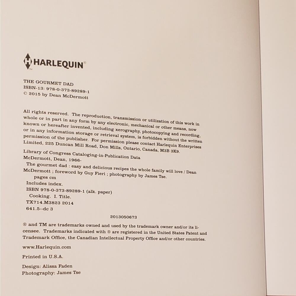 The Gourmet Dad Cookbook Dean McDermott - Picture 3 of 7